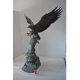 thumbnail image 3 of Nifao Eagle in Action Catching His Prey Bronze Statue – Garden Outdoor Decor Sculpture, 68"L x 40"W x 87"H, 3 of 12
