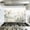 Color 2, variant on Kitchen Backsplash Peel and Stick Wall Murals Black White Peach Blossom Floral Ink Flowers Petals Leaves Removable Mural 35.4"W x 23.6"H, Oil Proof Vinyl Wallpaper for Fireplace & Behind Stove