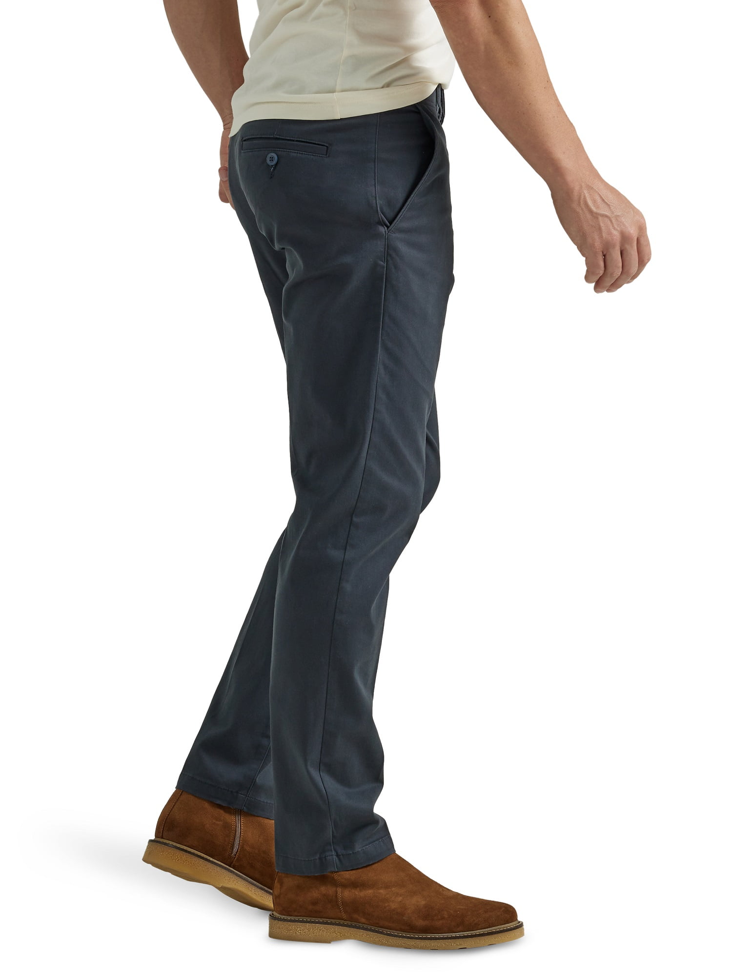 Lee® Men's Extreme Motion Flat Front Slim Straight Pant with Wrinkle Resist