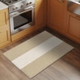 thumbnail image 3 of 2x3 Washable Area Rugs,Farm Khaki Vintage Brown Color Block Striped Non-Slip Soft Rug Indoor Carpet,Floor Rugs for Living Room Bedroom, 3 of 9