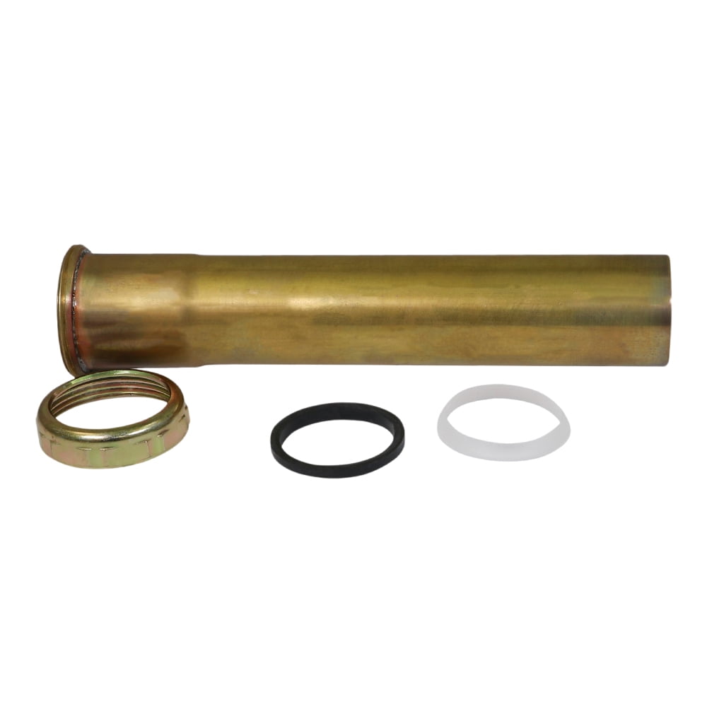 Highcraft 20-24122 Slip Joint Extension Tube for Tubular Drain Applications, 1-1/2 in. x 12 in., 20GA Brass