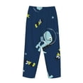 thumbnail image 5 of Bingfone Pajamas For Women,Space Dinosaur Pajama Pants With Pockets-Small, 5 of 9