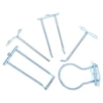 thumbnail image 1 of 5 Pcs Crochets de Panneau Perforé en Métal Robuste Rangement d'Outils Support de Panneau Perforé Accessoires de Crochet de Panneau Perforé pour Établi de Garage Maison, 1 of 8