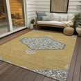 thumbnail image 6 of Addison Rugs Chantille Indoor/Outdoor Traditional Vintage Gold Washable Rectangle Rug, 8' x 10', 6 of 6