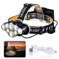 thumbnail image 1 of 8 Led Headlamp, High Lumen Ultra Bright Headlight Flashlight With White Red Lights, Usb Rechargeable Head Lamp, 1 of 5