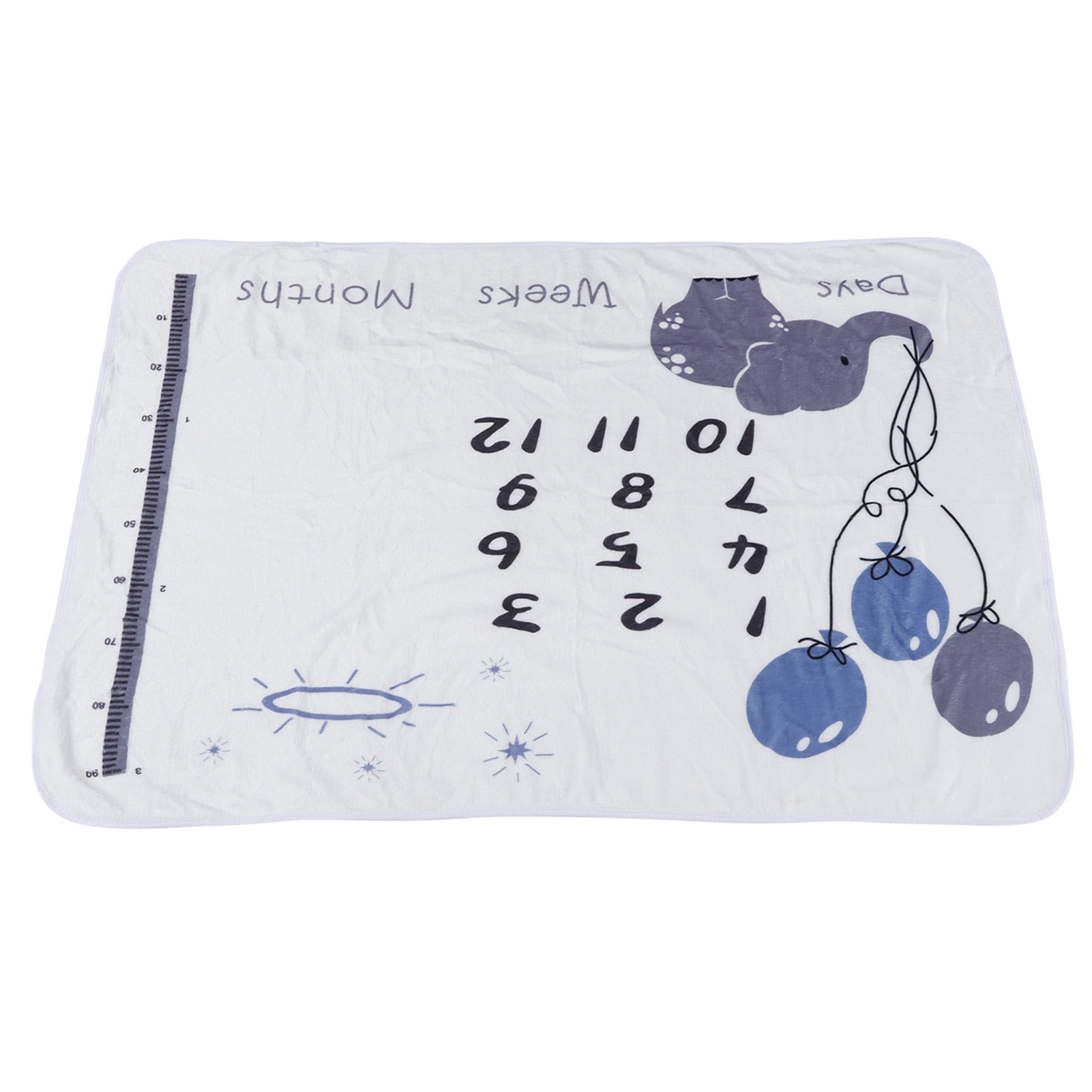 Elephant baby milestone blanket sale
