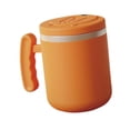 thumbnail image 2 of simhoa Automatic Stirring Coffee Mug Accessory Mixing Cup for Chocolate Milk Coffee Orange, 2 of 8