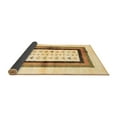 thumbnail image 2 of Ahgly Company Indoor Round Abstract Brown Contemporary Area Rugs, 5' Round, 2 of 4