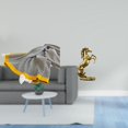 thumbnail image 2 of Manta de rayas estilo rústico con figura de caballo hecha a mano, ideal para decorar el dormitorio, el sofá, la cama, la silla o como elegante, 2 of 8