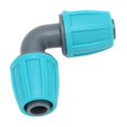 thumbnail image 1 of Conector de púas de 10 piezas 16 mm codo de 90 ° conectores de púas anticaída junta de manguera de PE para ecologización urbana invernaderos jardines, 1 of 9
