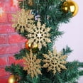 thumbnail image 4 of Glitter Xmas Snowflakes Christmas Tree Hanging Ornaments Decor, 4 of 5