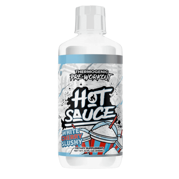 PRE ENTRENO PUMP SAUCE HOT SAUCE SABOR SLUSH CEREZA BLANCA