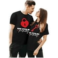 thumbnail image 2 of CAIXIA His and Hers Matching Shirts For Couples, Cute Personalized Valentine Matching Outfits For Husband, Wife, Newlywed Shirts For Him and Her,Men/XL, 2 of 6