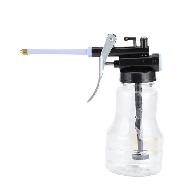 High Strength Plastic Transparent 250cc High Pressure Oiler Manual Oiling Gun for Lubrication Maintenance