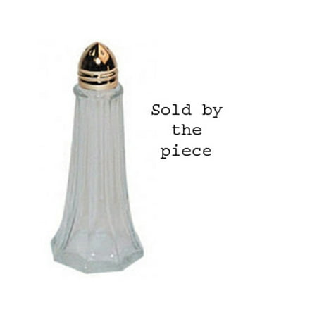 Tower Salt - Winware by Winco G-111 Salt Shaker, Tower, Gold Plated Top, 1 Oz.