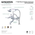 thumbnail image 2 of Kingston Brass CC551T2 7" Wall Mount Tub Filler,w/Ha CC551T2, 2 of 2