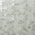 thumbnail image 2 of Apollo Tile   10 pack 12.4-in x 12.6-in Pearl White Mini Versailles Glass Mosaic Floor and Wall Tile (10.85 Sq ft/case), 2 of 2