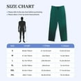 thumbnail image 4 of Balery Dark teal green Pantalones de pijama para hombre, pijama ultraligero, pantalón de descanso-Medium, 4 of 6