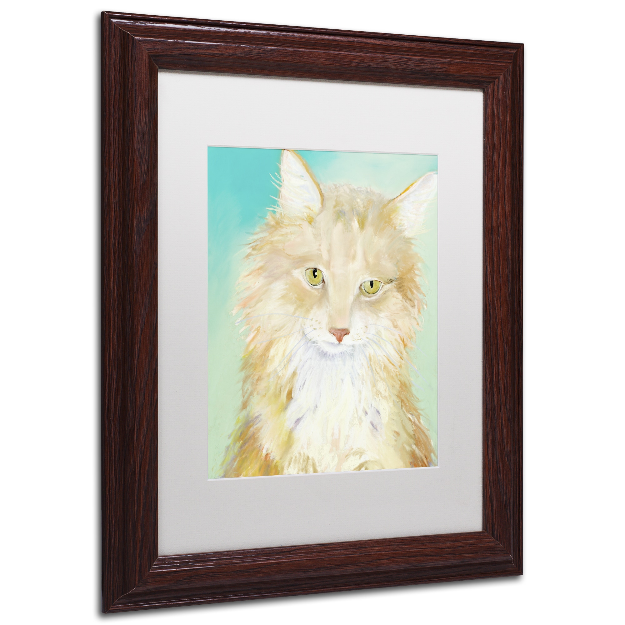 "Willard" Canvas Art by Pat Saunders-White, White Matte, Wood Frame