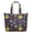 Cute, variant on Mala Ornament Pattern Duffel Dreamy Psychedelic Weekender Bag, Trippy Geometric Abstract Design for Meditation Relaxation