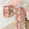 thumbnail image 4 of 3 Pairs Kids Wool Cotton Socks, Toddlers Boys Girls Warm Cute Animal Pattern Cartoon Novelty Fashion Soft Cotton Long Socks, 4 of 7