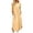Khaki, variant on Gytharion Women's Side Slit T-Shirt Dresses Crew Neck Comfortable Versatile Maxi Dresses Short Sleeve Stylish Classic Casual Dresses with Pockets