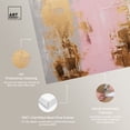 thumbnail image 4 of One Shade Of Pink Glam Colorful Pastel Abstract Canvas Wall Art by Art Remedy, Gallery Wrapped, 20"x20", 4 of 7