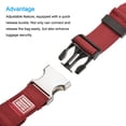 thumbnail image 3 of Uxcell Holder Suitcase Belt Luggage Straps, Red 2 Pack, 3 of 5
