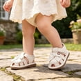 thumbnail image 5 of Shachafan Summer Baby Sandals For Toddlers Breathable Soft Sole With Bow Embroidered Design And Grip Toddler Boys Sandals Size 4, 5 of 9