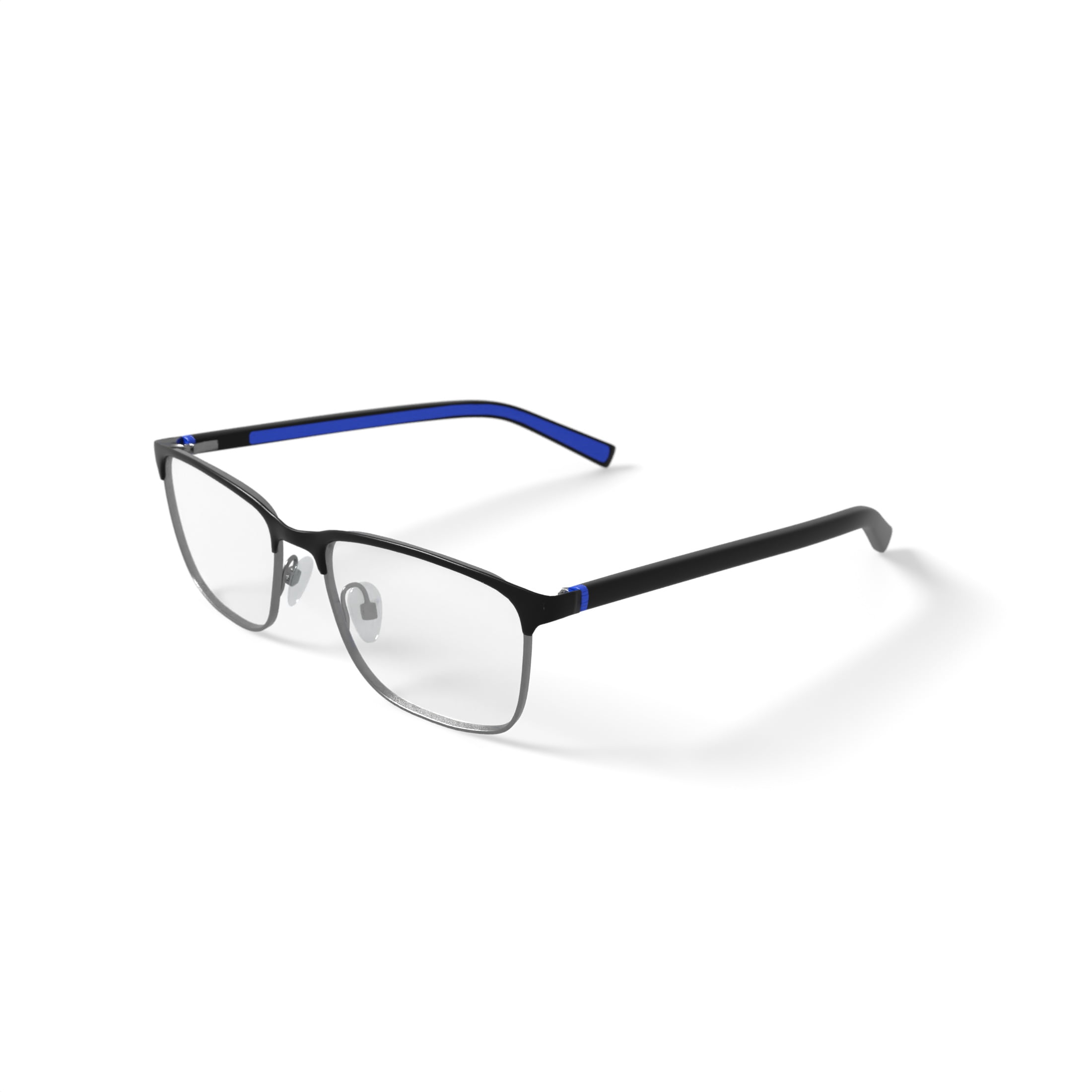 Nautica Men's N7310 Prescription Eyeglasses with Case, Matte Black