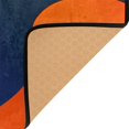 thumbnail image 3 of Yayeee Area Rugs for Living Room 5.2'x4' Non Slip Washable Bedroom Floor Carpet, Blue Abstract Wavy, 3 of 5