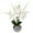 White#2, variant on Briful Artificial White Phalaenopsis Orchid Flower Arrangements 20.8" Faux Orchid Flower in Silver Pot Orchid Centerpiece for Dining Room Table