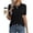 Black, variant on 2026 Women's Trendy Cable Knit Short Sleeve Blouses Crewneck Lightweight Sweater Tops Cute Summer Spring Business Dressy Casual Work Outfits Clothes Navy M