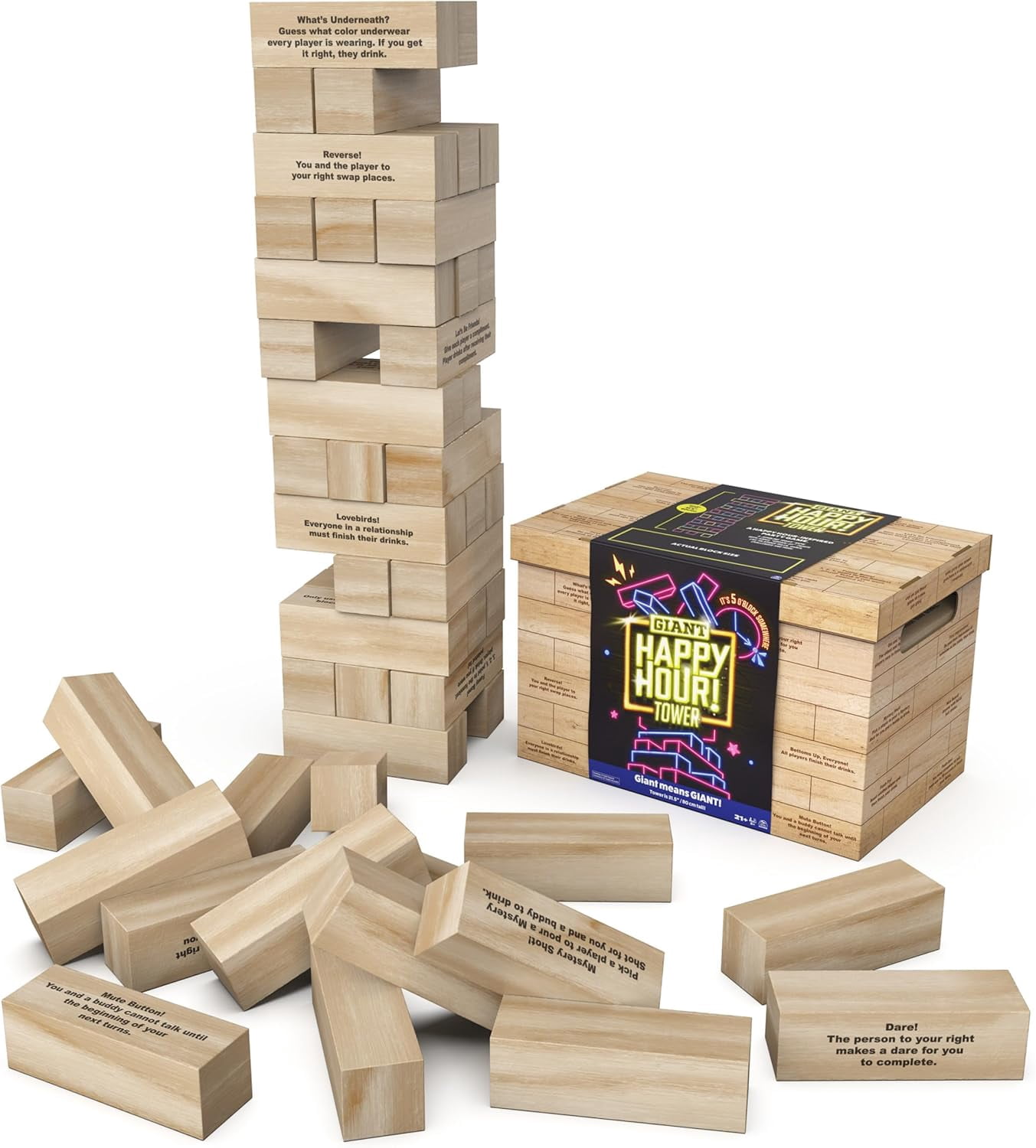 UNO Stacko - Gioco Di Società Con Blocchi Impilabili Colorati - 45 Pezzi - Mattel