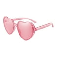thumbnail image 1 of Seyurigaoka Women Juniors Heart Shaped Sunglasses Transparent Love Heart Glasses Party Sunglasses for Party Eyewear, 1 of 4