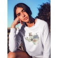 thumbnail image 2 of Illustrated State-texas Sweatshirt Women -Jacob Green Designs, Female Large, 2 of 4