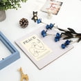 thumbnail image 4 of Muzilife 8x8 inch Wood Shadow Box Picture Frame Home Decor with Linen Board Deep Glass Display Case, Blue, 4 of 7