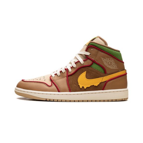 Jordan MENS Jordan 1 Mid SE "Cheeseburger" IB7403 224 from Stadium Goods