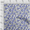 thumbnail image 2 of oneOone Polyester Spandex Medium Blue Fabric Floral Sewing Craft Projects Fabric Prints By Yard 56 Inch Wide, 2 of 5