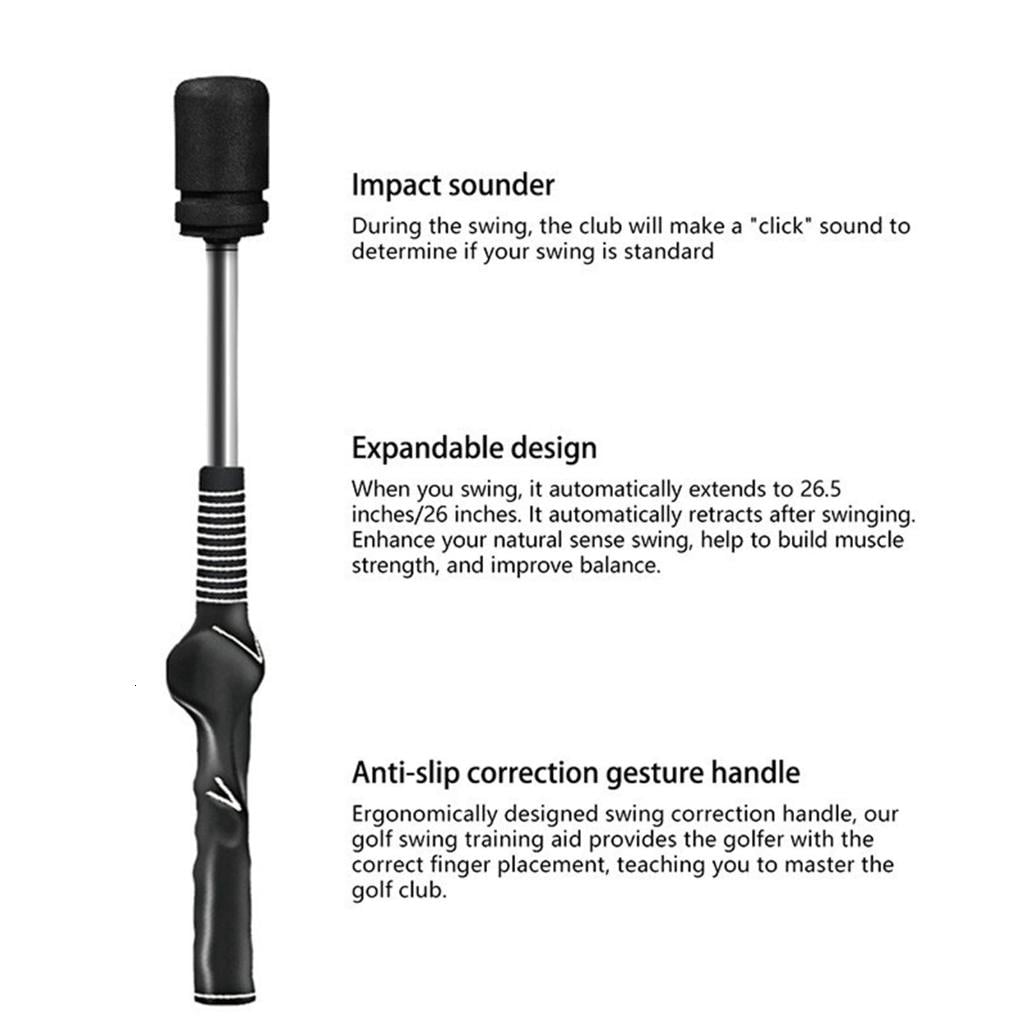 Yihuala Golf Trainings Aid Postures Corrections Training Tool Golfs Club Hand Grip Postures Corrector Adjustable Swing Trainer