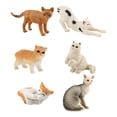 thumbnail image 3 of Almencla Animal Model Simulation Cat Toy Lifelike Collectibles Portable Ornament Figurine for Lawn Bedroom Housewarming Landscape B, 3 of 8