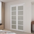 thumbnail image 2 of 60" x 80" Assembled Finish Glass Sliding Closet Door with Installation Hardware Kit, 2 of 6