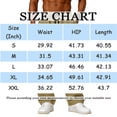 thumbnail image 3 of GrmtClth Men's Fashion Wide Leg Drawstring Pants Elastic Waist Loose Fit Casual Trousers for Daily Wear Streetwear Navy S, 3 of 8