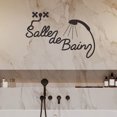 thumbnail image 2 of Adhesivos de pared para baño Salle de Bain French Shower Icon V, 2 of 4