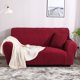 thumbnail image 1 of Nvzi Sofa Slipcover Durable Washable Couch Cover,3 seat High Elastic Stretchable Sofa Cover, Easy Fit Universal Furniture Protector (Dark Red), 1 of 4