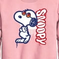 thumbnail image 2 of Peanuts - Graffiti Snoopy - Toddler And Youth Crewneck Fleece Sweatshirt, 2 of 5