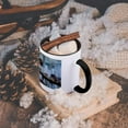 thumbnail image 5 of 3dRose, Vintage Ellis Island, 11oz Two-Tone Black Mug, 5 of 7