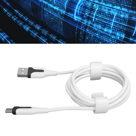 Controller Charger Cable, 60W Charging Power Convenient Console Charging Cable Strong Compatibility for Controller 1.5M