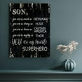 thumbnail image 3 of Son You Are My Favorite Superhero Vintage Wall Art Sign Family Inspirational Positive Quotes Poster Prints Shabby Chic Artwork for Boys Kids Room Decor Marvel Fans Birthday Gifts 12x16 Inch, 3 of 6