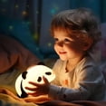 thumbnail image 2 of Panda Cute Night Light for Kids,Rechargeable Dimmable Squishy Night Light for Toddler Teens Room Decor,Silicone Nightlight,Birthday Gifts, 2 of 9